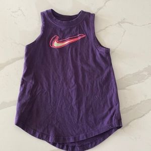Nike purple tank girls size small